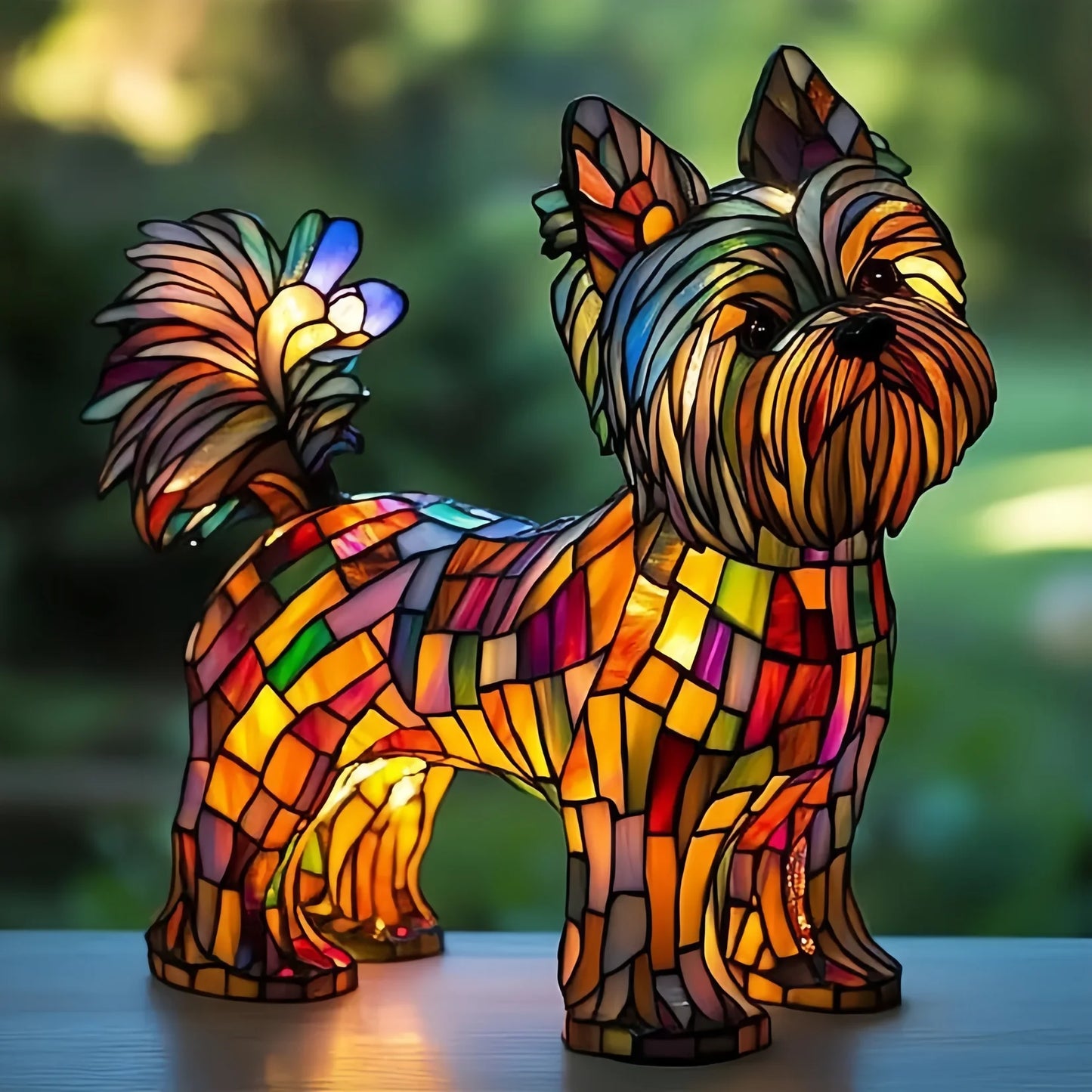 Handmade Dog Lamps